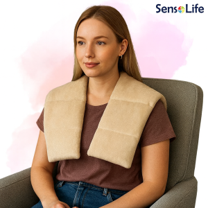 Weighted neck and shoulder pillow